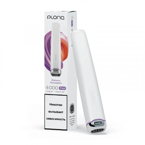 Электронная сигарета Plonq Plus Pro Малина Мандарин (Плонг Плюс Про)