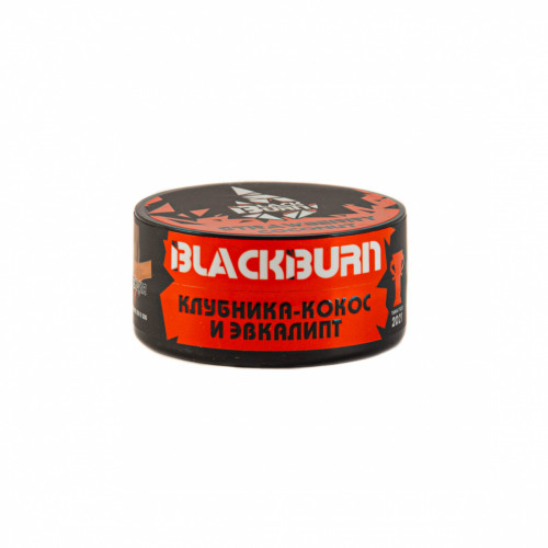 Табак для кальяна Black Burn Strawberry Coconut (Клубника с кокосом и эвкалиптом) 25 гр